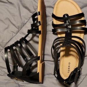 Torrid Size 11 Gladiator Sandals. NEW